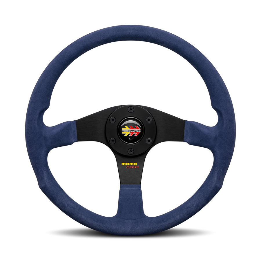 MOMO Corse 2.0 Blue Suede 350mm Steering Wheel