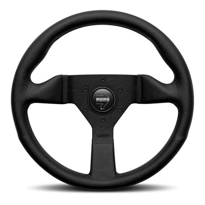 MOMO Montecarlo Black Leather 320mm Steering Wheel - 11111792217L