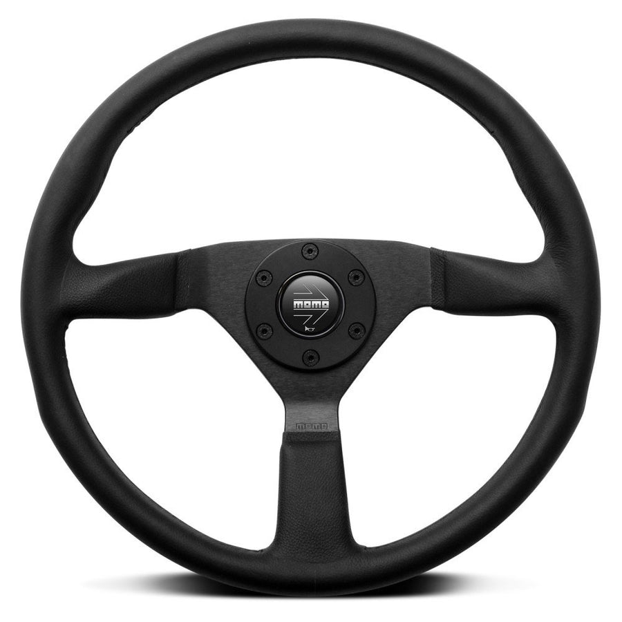 MOMO Montecarlo Black Leather 380mm Steering Wheel