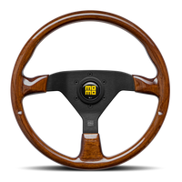 MOMO Heritage Montecarlo Wood 350mm Steering Wheel - VMCHERWDBK35