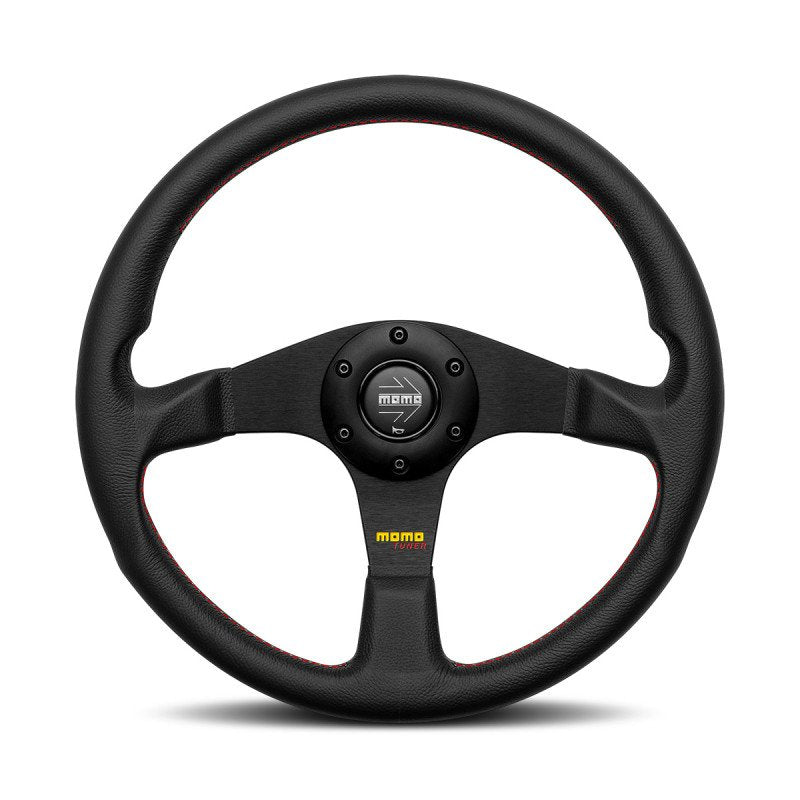 MOMO Tuner Black Leather 350mm Steering Wheel
