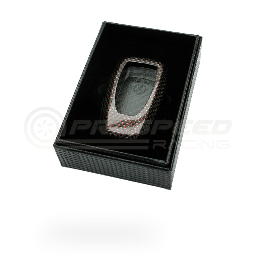 PSR Carbon Fibre Key Fob Cover Black/Red