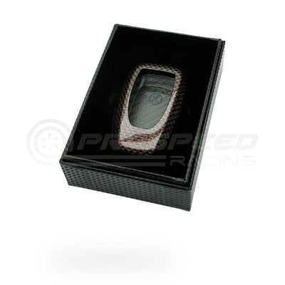PSR Carbon Fibre Key Fob Cover Black/Red