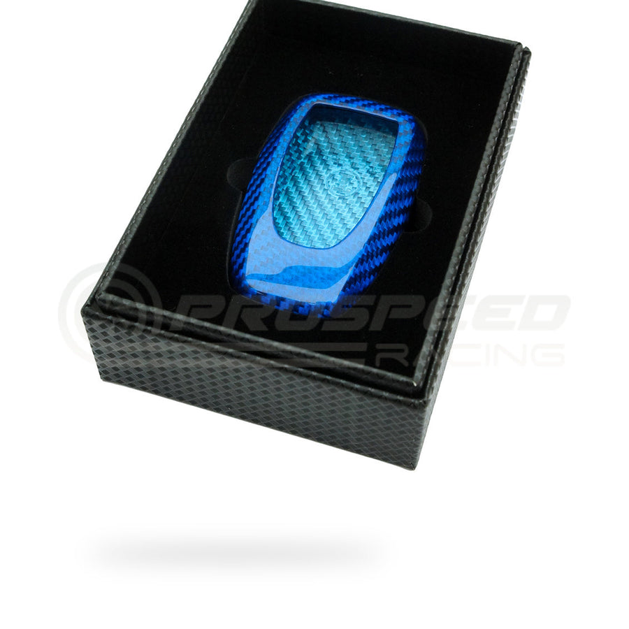 PSR Carbon Fibre Key Fob Cover Blue