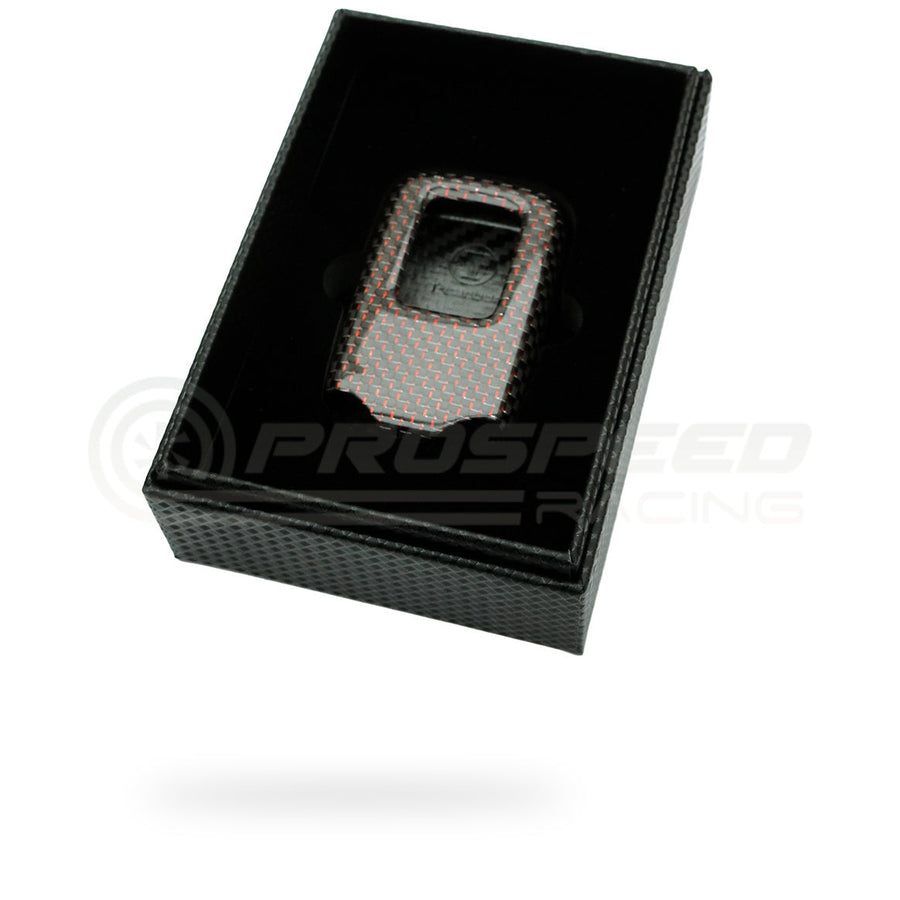 PSR Carbon Fibre Key Fob Cover Black/Red