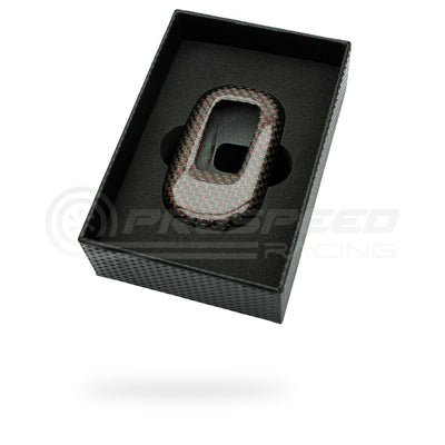 PSR Carbon Fibre Key Fob Cover Black/Red