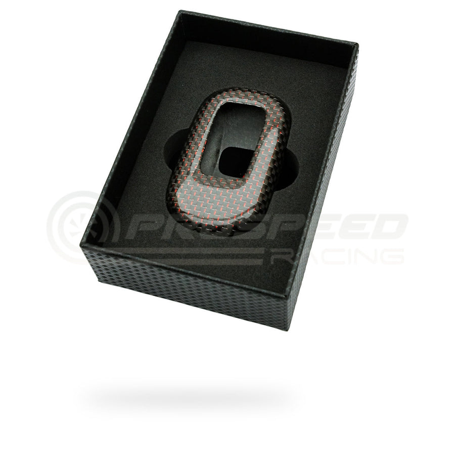 PSR Carbon Fibre Key Fob Cover Black/Red