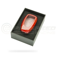 PSR Carbon Fibre Key Fob Cover Red