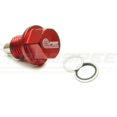 PSR Magnetic Oil Drain Plug M12x1.5 Red