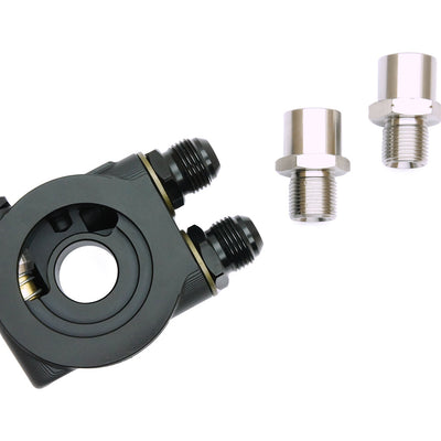 PSR Thermostatic 2-Port Oil Cooler Sandwich Plate w/10AN Fittings
