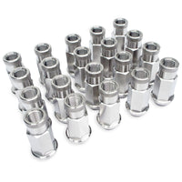 PSR G5 Titanium Wheel/Racing Nuts Raw Finish M12 x 1.5