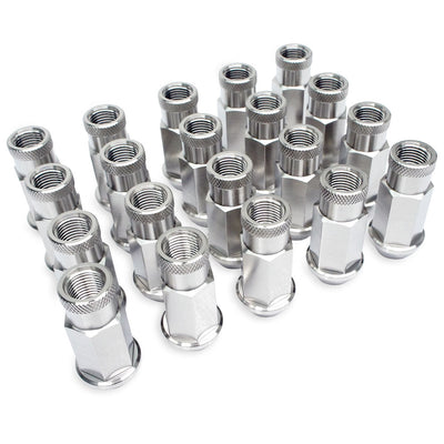 PSR G5 Titanium Wheel/Racing Nuts Raw Finish M12 x 1.5