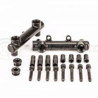 Process West Billet Fuel Rails Black - Subaru WRX 01-14 STI 01-21 FXT 06-13 LGT 07-09