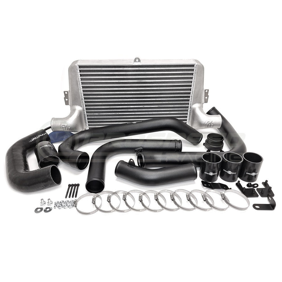 Process West Stage 1 Front Mount Intercooler Kit w/Raw Finish Core - Suit PW Intake Manifold - Subaru WRX VB VN 22
