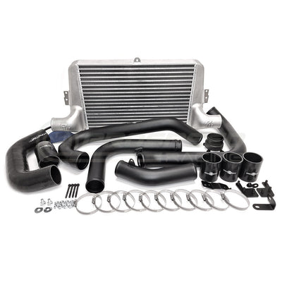 Process West Stage 1 Front Mount Intercooler Kit w/Raw Finish Core - Suit PW Intake Manifold - Subaru WRX VB VN 22
