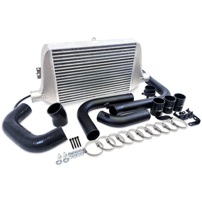 Process West Stage 2 100mm Front Mount Intercooler Kit w/Raw Finish Core - Subaru WRX VB