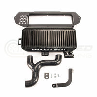 Process West Top Mount Intercooler Kit Black - Subaru WRX STI 97-98