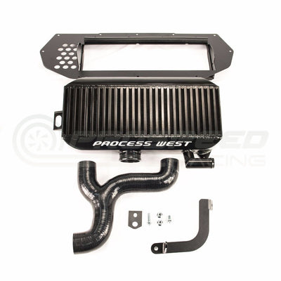 Process West Top Mount Intercooler Kit Black - Subaru WRX STI 97-98