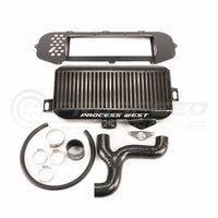Process West Top Mount Intercooler Kit Black - Subaru WRX 01-02