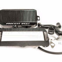 Process West Top Mount Intercooler Kit Black - Subaru Forester XT SG 03-08 Stock Scoop