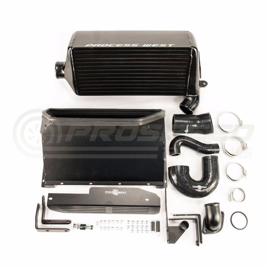 Process West Verticooler Top Mount Intercooler Kit Black - Subaru Forester XT 08-13
