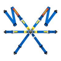 MOMO Italy Pro Driver Racing Harnesses 2″ – 6 Point – Blue