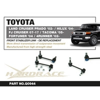 HARDRACE FRONT STABILISER LINK TOYOTA, TACOMA 05-, 4RUNNER 02-, LAND CRUISER PRADO 02-, FJ CRUISER 07-17, HILUX 04-, FORTUNER 04-, LEXUS GX 02-09