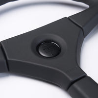 MOMO Flyer Black Leather 380mm Steering Wheel VFLYERBLK38R