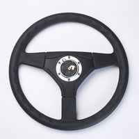 MOMO Flyer Black Leather 380mm Steering Wheel VFLYERBLK38R