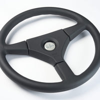 MOMO Flyer Peter Brock HDT Black Leather 380mm Steering Wheel VHDTBROCKBK38
