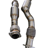 Active Autowerke G05 S58 Downpipes w Active A-flow Cats – 2019+ X3M X4M
