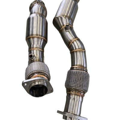 Active Autowerke G05 S58 Downpipes w Active A-flow Cats – 2019+ X3M X4M