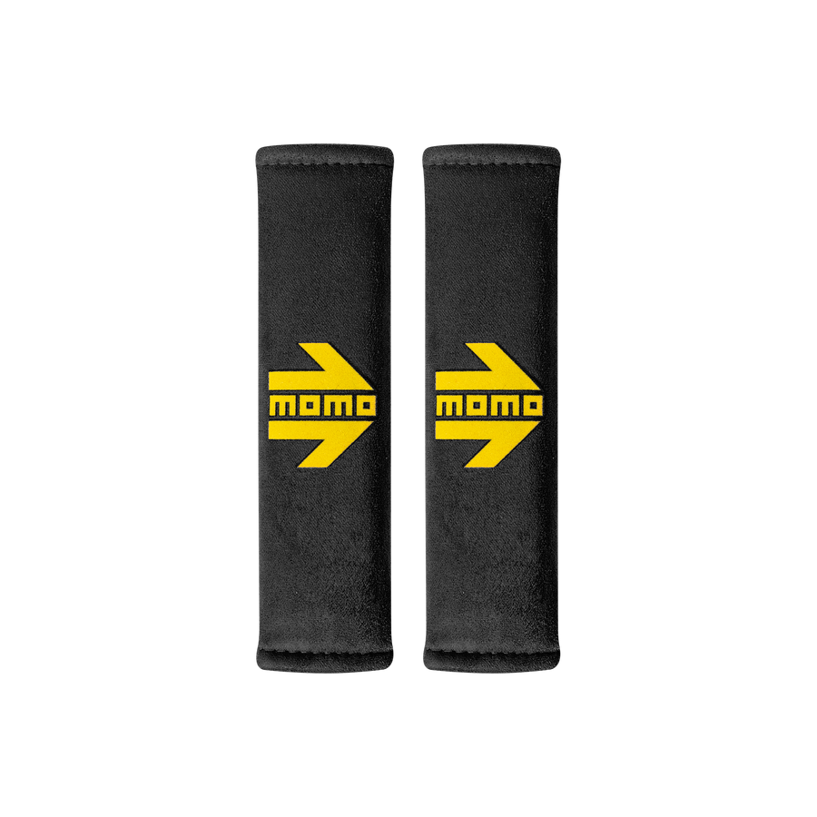 MOMO Arrow Seat Belt Pads Black Pair