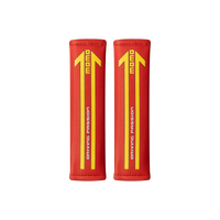 MOMO Carbon Seat Belt Pads Red Pair