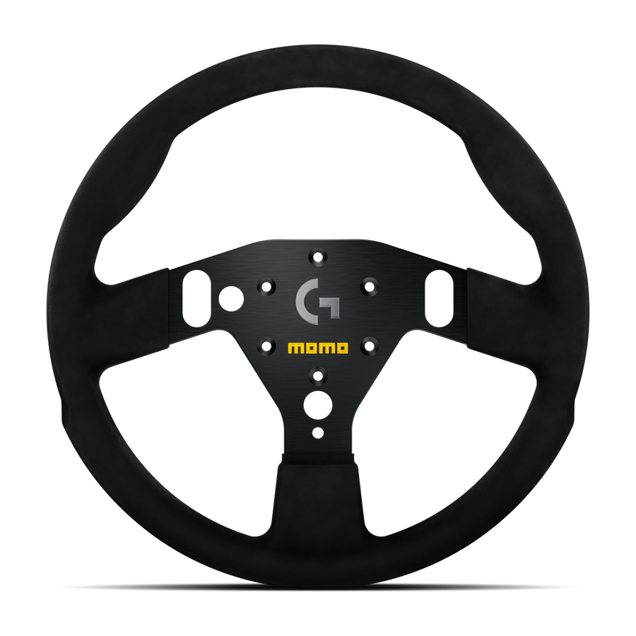 MOMO x Logitech G SIM GT 320 Black Microfibre 320mm Steering Wheel