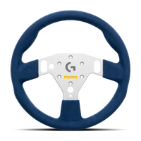 MOMO x Logitech G SIM GT 320 BLUE Microfibre 320mm Steering Wheel