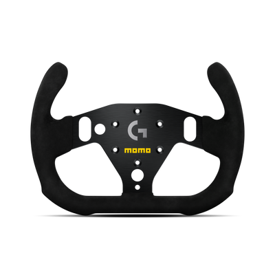 MOMO x Logitech G SIM GT-Racer 290 Black Microfibre 290mm Steering Wheel
