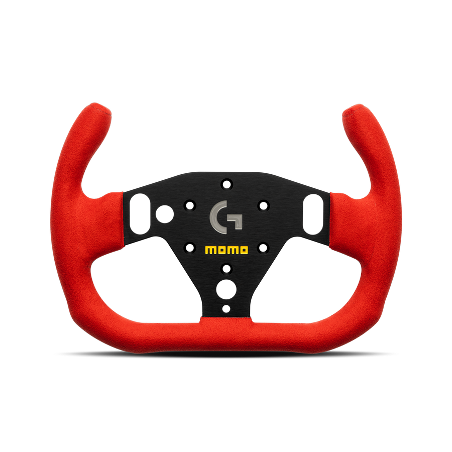 MOMO x Logitech G SIM GT-Racer 290 RED Microfibre 290mm Steering Wheel