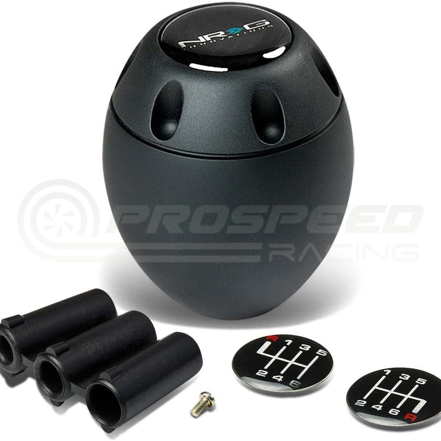 NRG Type-M Style Shift Knob Universal Matte Black 6 Speed