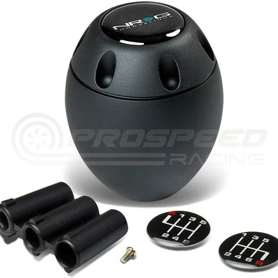 NRG Type-M Style Shift Knob Universal Matte Black 6 Speed