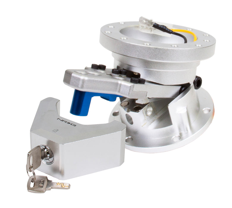 NRG Steering Wheel Quick Tilt Adaptor Silver