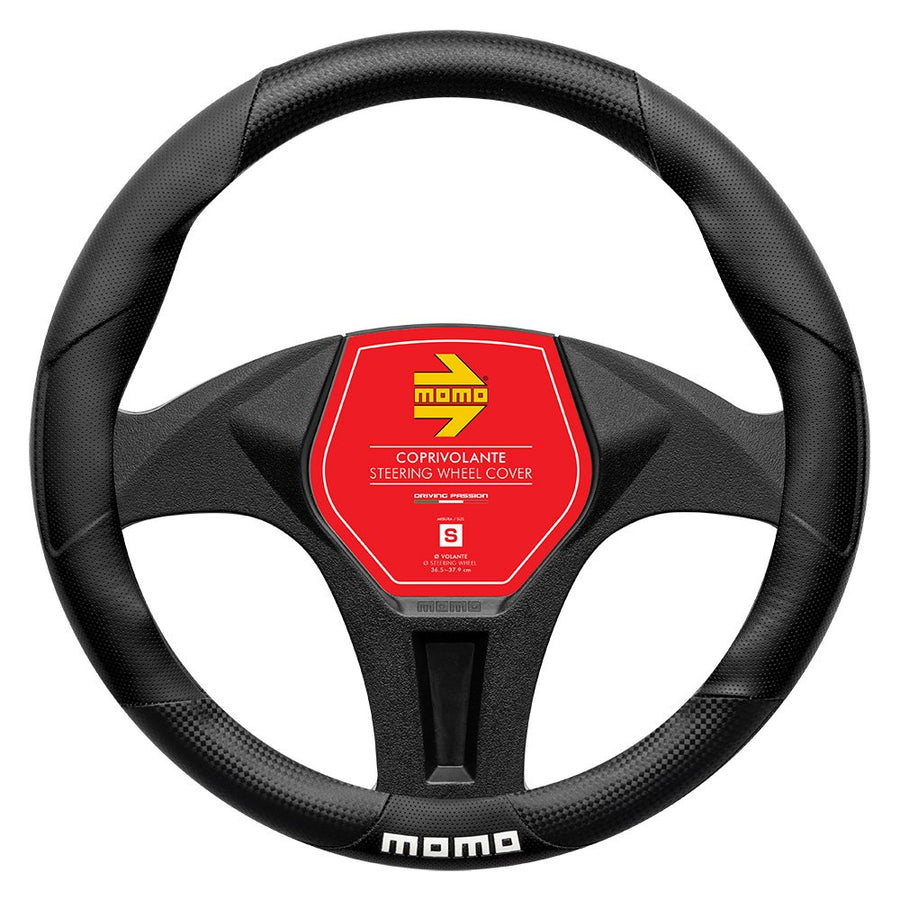 MOMO Tuning Steering Wheel Cover Black/Carbon (S)