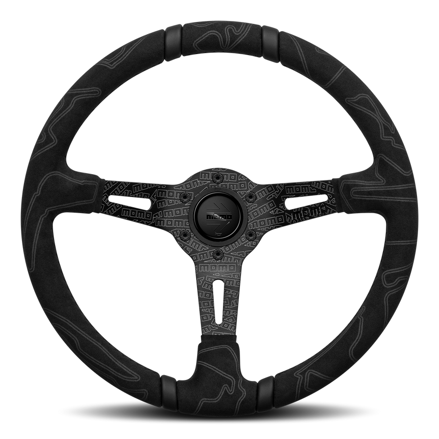MOMO ULTRA Black Edition 350mm Steering Wheel - VULTRABKED35R
