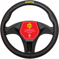 MOMO Comfort Steering Wheel Cover Black/Red (S)