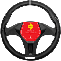 MOMO Supergrip Steering Wheel Cover Black/Grey (S)