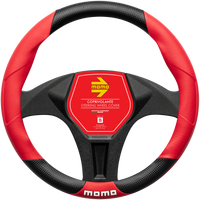 MOMO Tuning Steering Wheel Cover Black/Red (S)