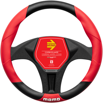 MOMO Tuning Steering Wheel Cover Black/Red (S)