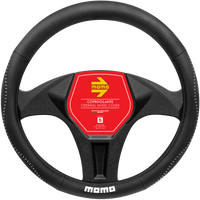 MOMO Street Steering Wheel Cover Black/Grey (S)