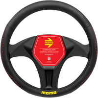 MOMO Street Steering Wheel Cover Black/Red (S)