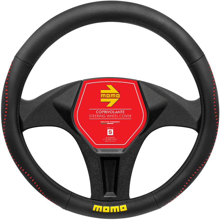 MOMO Street Steering Wheel Cover Black/Red (S)